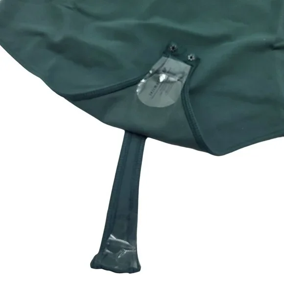 Free People Keep It Sleek Bodysuit Thong Sleeveless Women's L Forest Road Green - Picture 12 of 16